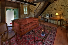 Vue du pigeonnier vers l’extérieur