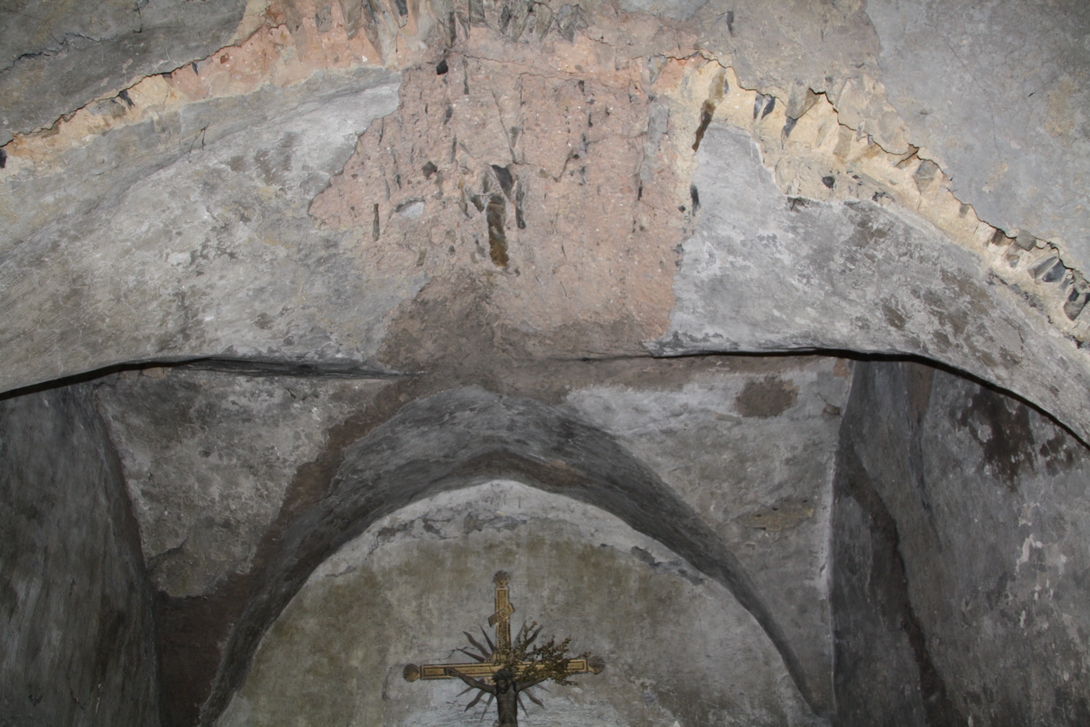Abbaye de Clairmont - La Sacristie - Voutes en berceau et d'arête