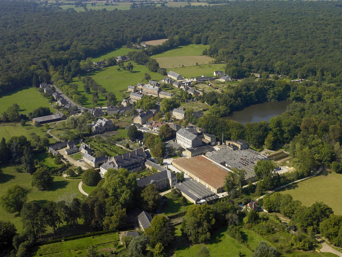 Fontaine Daniel - Vue aérienne du village