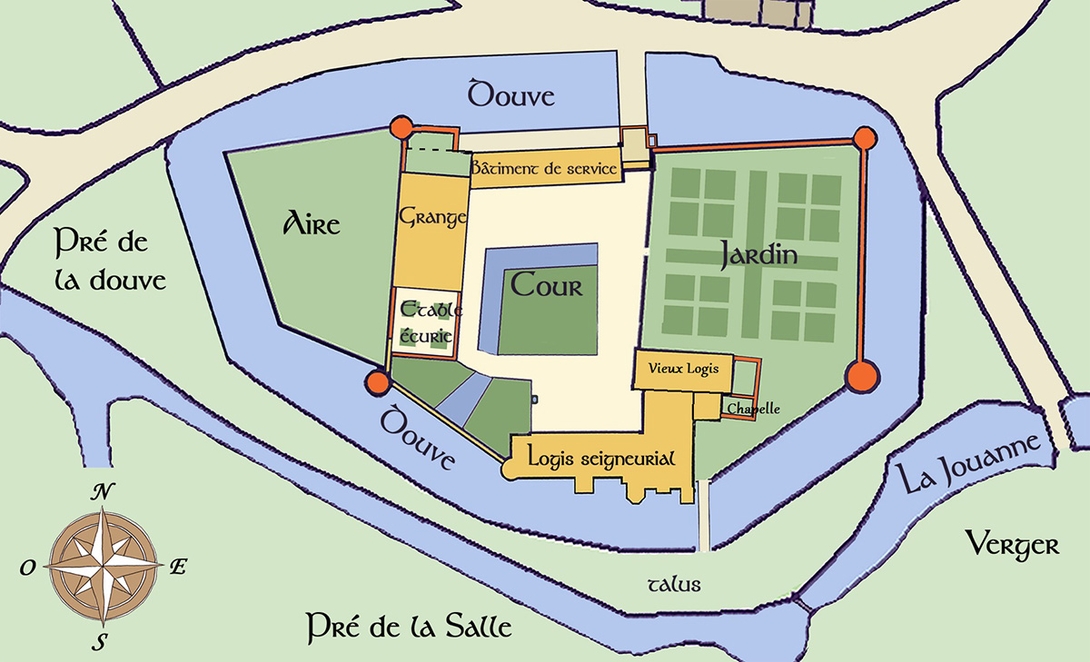 Château de la Grande Courbe - L’enceinte