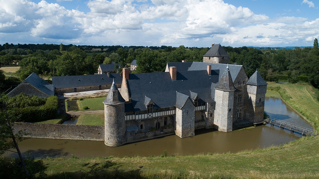 Château de la Grande Courbe - Restauration de la galerie
