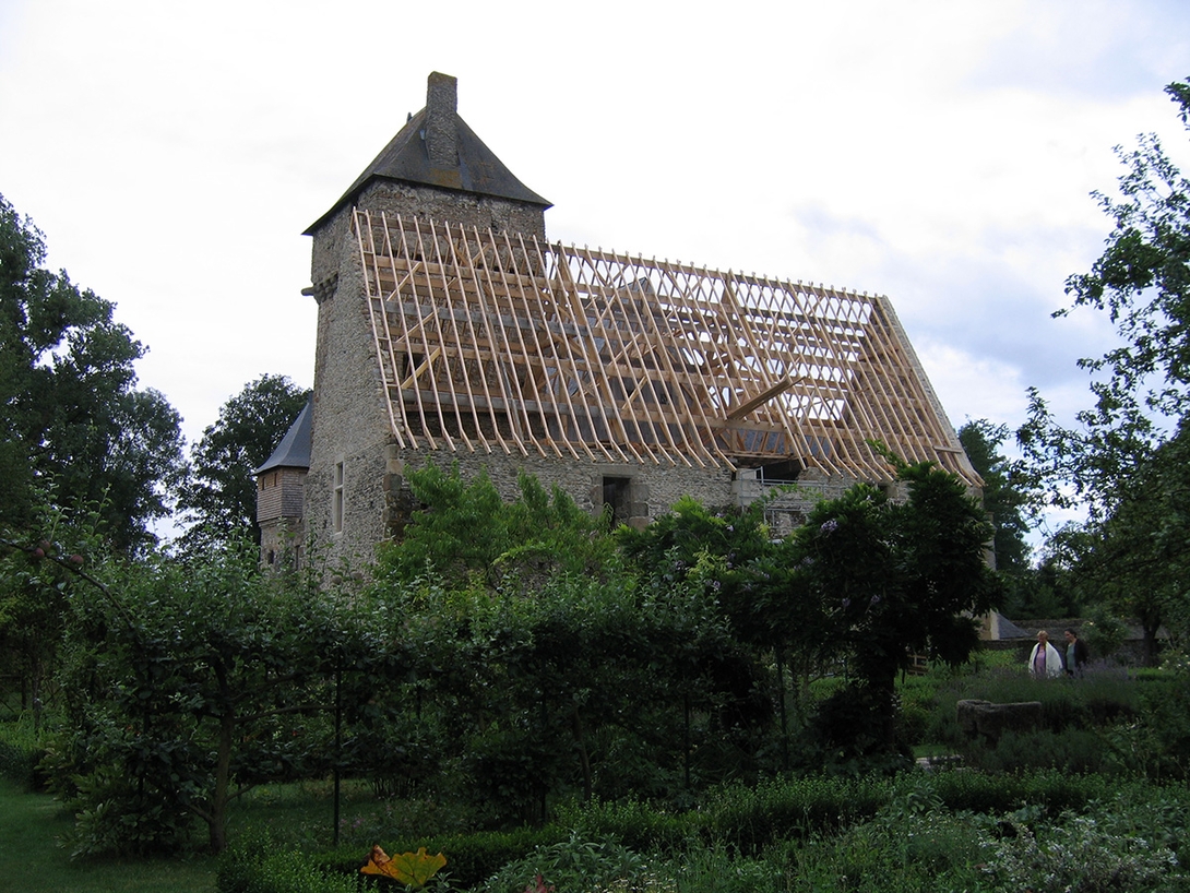 Château de la Grande Courbe - Restauration du vieux logis